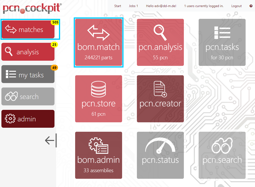 HomeScreen-Matching