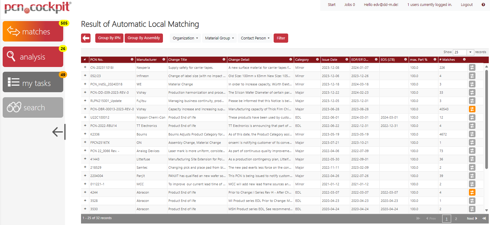 LocalMatching-Infobar