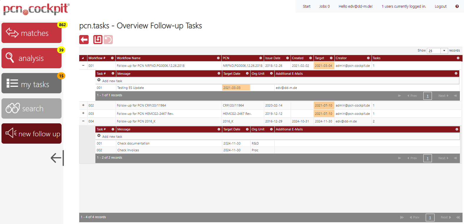 Tasks-Followup